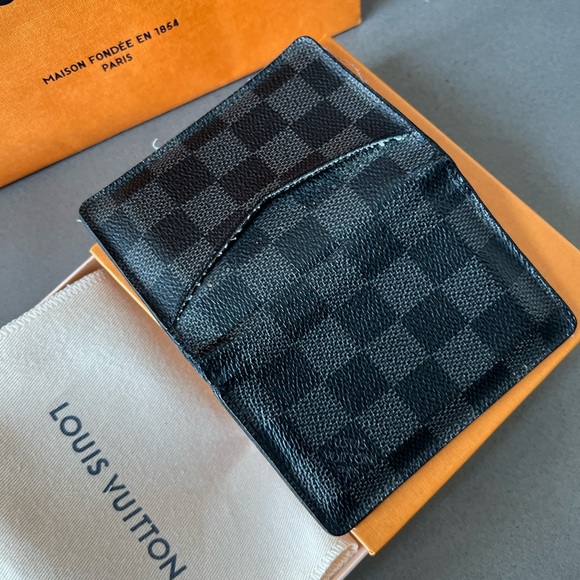 Louis Vuitton Damier Graphite pocket organizer. Used - Picture 7 of 9